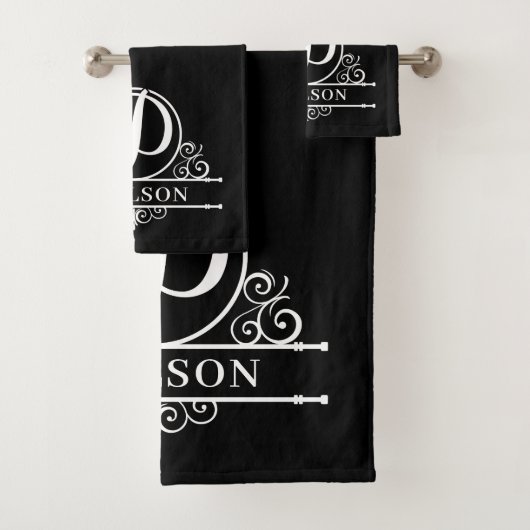 Monogramme de couleur modifiable P (En situation)