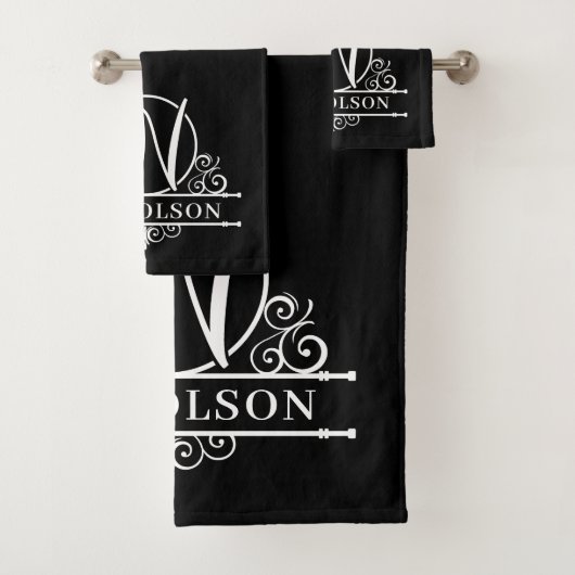 Monogramme de couleur N modifiable (En situation)