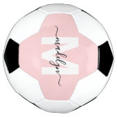Monogramme de couleur rose fardé (Tourné)