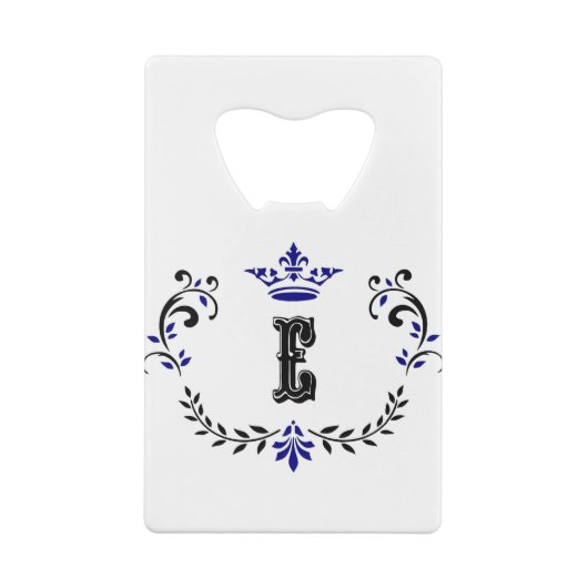 Monogramme de couronne 'E' (Dos)