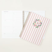 Monogramme de couronne Fleur sauvage rustique (Devant avec enveloppe)