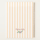 Monogramme de couronne Fleur sauvage rustique (Dos)