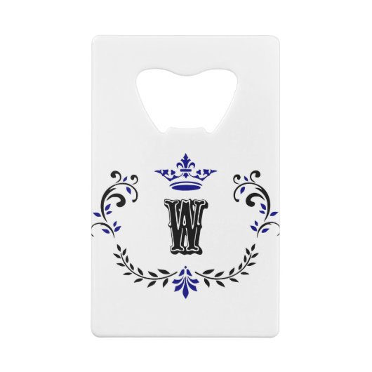 Monogramme de couronne 'W' (Dos)