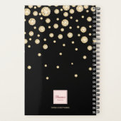 Monogramme de diamants en or noir 2023 (Dos)