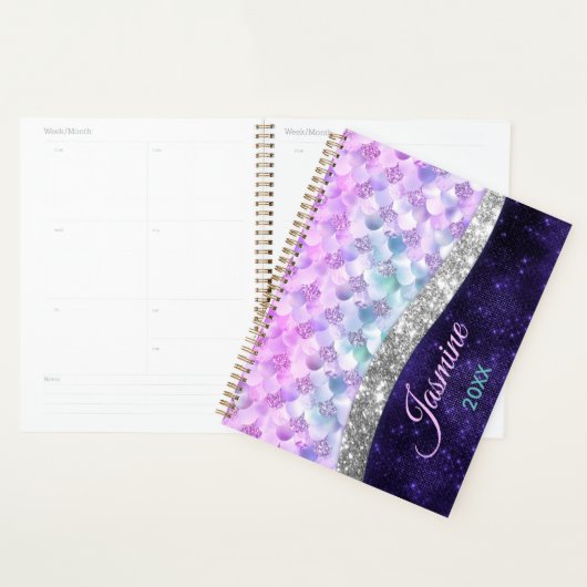 monogramme de fausse parties scintillant de peau d (Devant avec enveloppe)