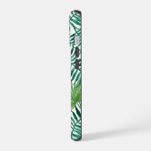 Monogramme de feuilles de palmier botanique vert é (Côté gauche)