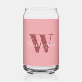 Monogramme de fille et nom rose roux (Verso)