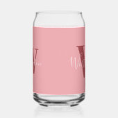 Monogramme de fille et nom rose roux (Droite)