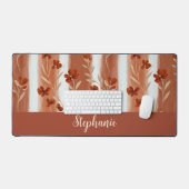 Monogramme de fleur sauvage en terre cuite (Clavier et souris)