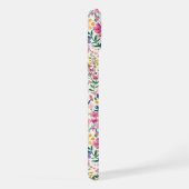 Monogramme de fleurs ditsy rose et violet (Côté droit)