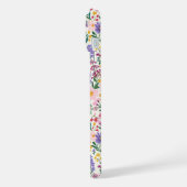 Monogramme de fleurs ditsy rose et violet (Côté gauche)