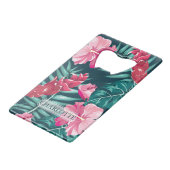 Monogramme de fleurs exotiques estivales (Devant Angle)