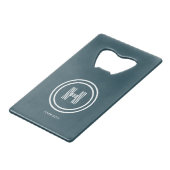 Monogramme de forme simple moderne (Devant Angle)