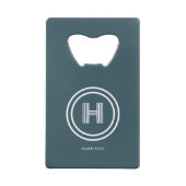 Monogramme de forme simple moderne (Dos)