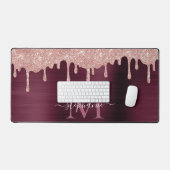 Monogramme de Glam Bourgogne de Parties scintillan (Clavier et souris)