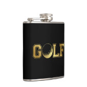 Monogramme de golf de l'homme Flacon noir et or (Droite)