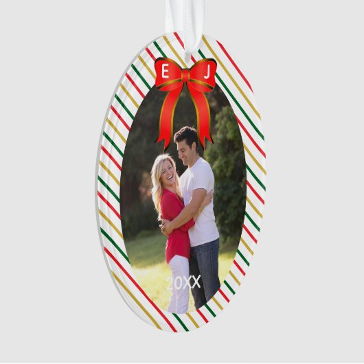 Monogramme de la boîte de Noël (devant)