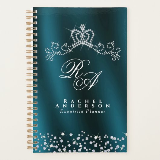 Monogramme de la Couronne brillant vert (Devant)