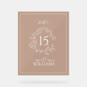 Monogramme de la crête de terre Numéro de tableau  (Recto)