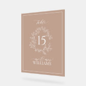 Monogramme de la crête de terre Numéro de tableau  (Angle)