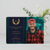 Monogramme de la Marine + Faire-part d'obtention d (Debout devant)