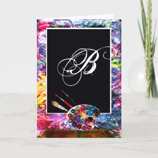 MONOGRAMME DE LA PALETTE DE COULEUR ARTISTE (Devant)