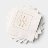 Monogramme de lettre initiale 3 élégant simple #90 (Insitu (empilé))