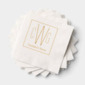 Monogramme de lettre initiale simple élégant #902 (Insitu (empilé))