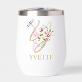 Monogramme de lettre Y en écriture dorée nom perso (Avant)