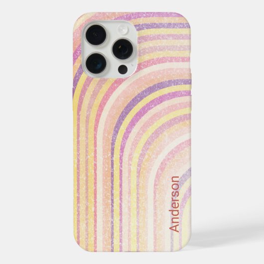 Monogramme de ligne rétro élégant moderne (Verso)