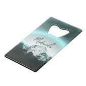 Monogramme de lumière de néon bleu mystérieux de m (Dos Angle)