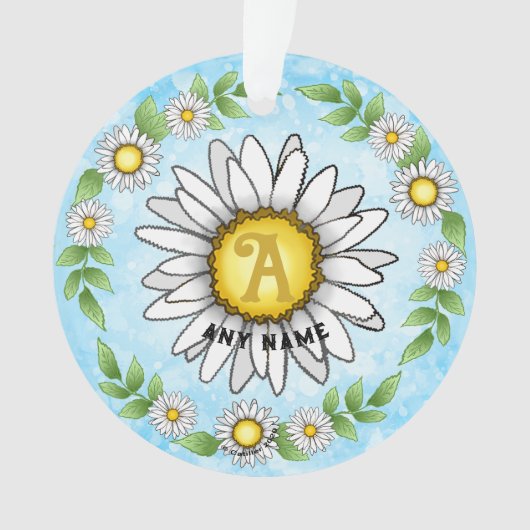 Monogramme de marguerite (devant)