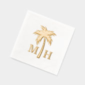 Monogramme de mariage au palmier (Gauche)