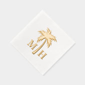 Monogramme de mariage au palmier (Droite)