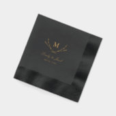 Monogramme de mariage Blissful Branches (Gauche)