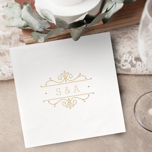 Monogramme de mariage élégant moderne classique vi