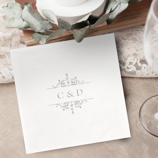 Monogramme de mariage élégant moderne classique vi