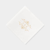Monogramme de mariage élégant moderne classique vi (Droite)