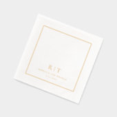 Monogramme de mariage minimal moderne (Gauche)