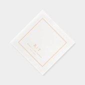 Monogramme de mariage minimal moderne (Droite)