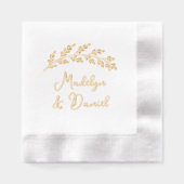 Monogramme de mariage rustique (Recto)