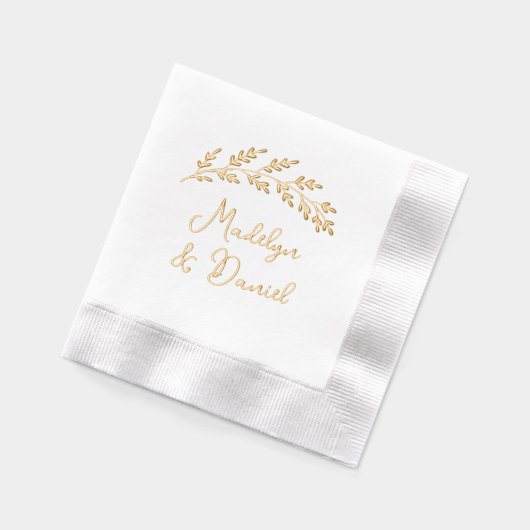 Monogramme de mariage rustique (Gauche)