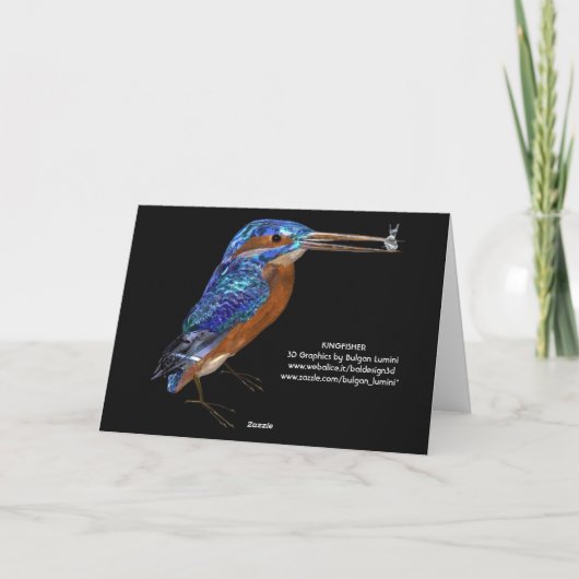 MONOGRAMME de MARTIN-PÊCHEUR, saphir bleu, noir (Dos)