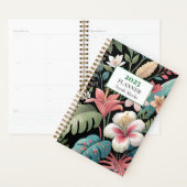 Monogramme de Motif botanique tropical (Devant avec enveloppe)