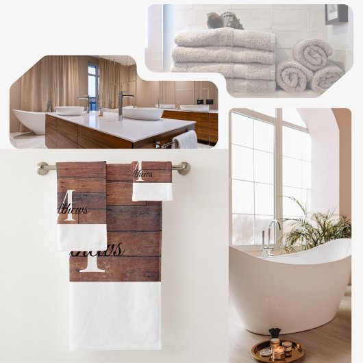 Monogramme de Motif de briques rustiques unique No