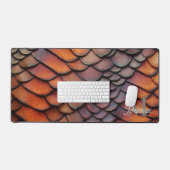 Monogramme de nom à l'échelle de dragon moderne  (Clavier et souris)