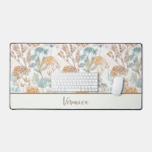 Monogramme de nom botanique de fleur sauvage (Clavier et souris)