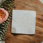 Monogramme de nom de couples modernes simples