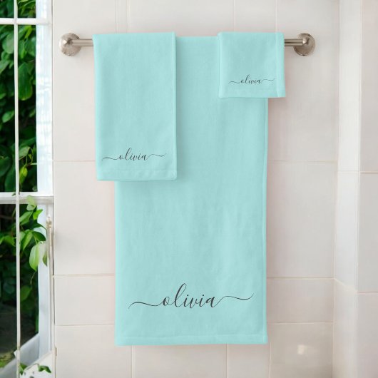 Monogramme de nom de fille de style moderne sarcel