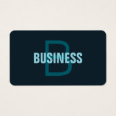 Monogramme de nom personnalisable simple en gras (Devant)